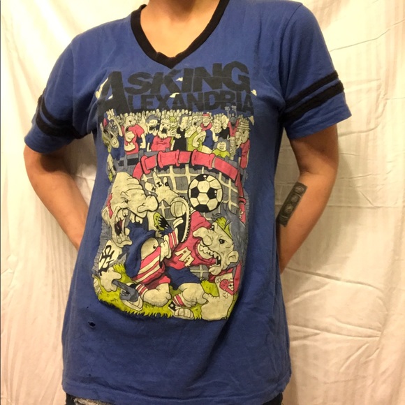 Asking Alexandria soccer tee - Picture 3 of 4