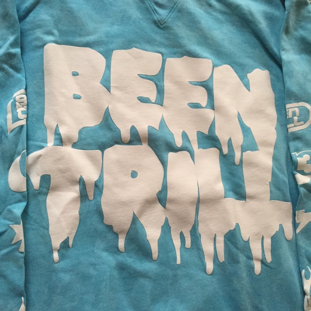 BEEN TRILL Blue Tie Dye Sweater