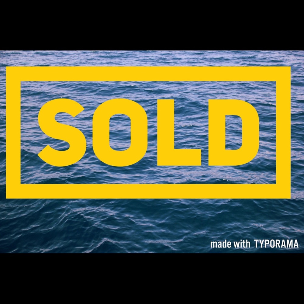 ❌ SOLD PAST THIS POINT ❌