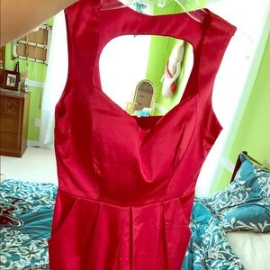 Watermelon cocktail dress