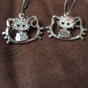 Hello Kitty Small Hoop Earrings Studs