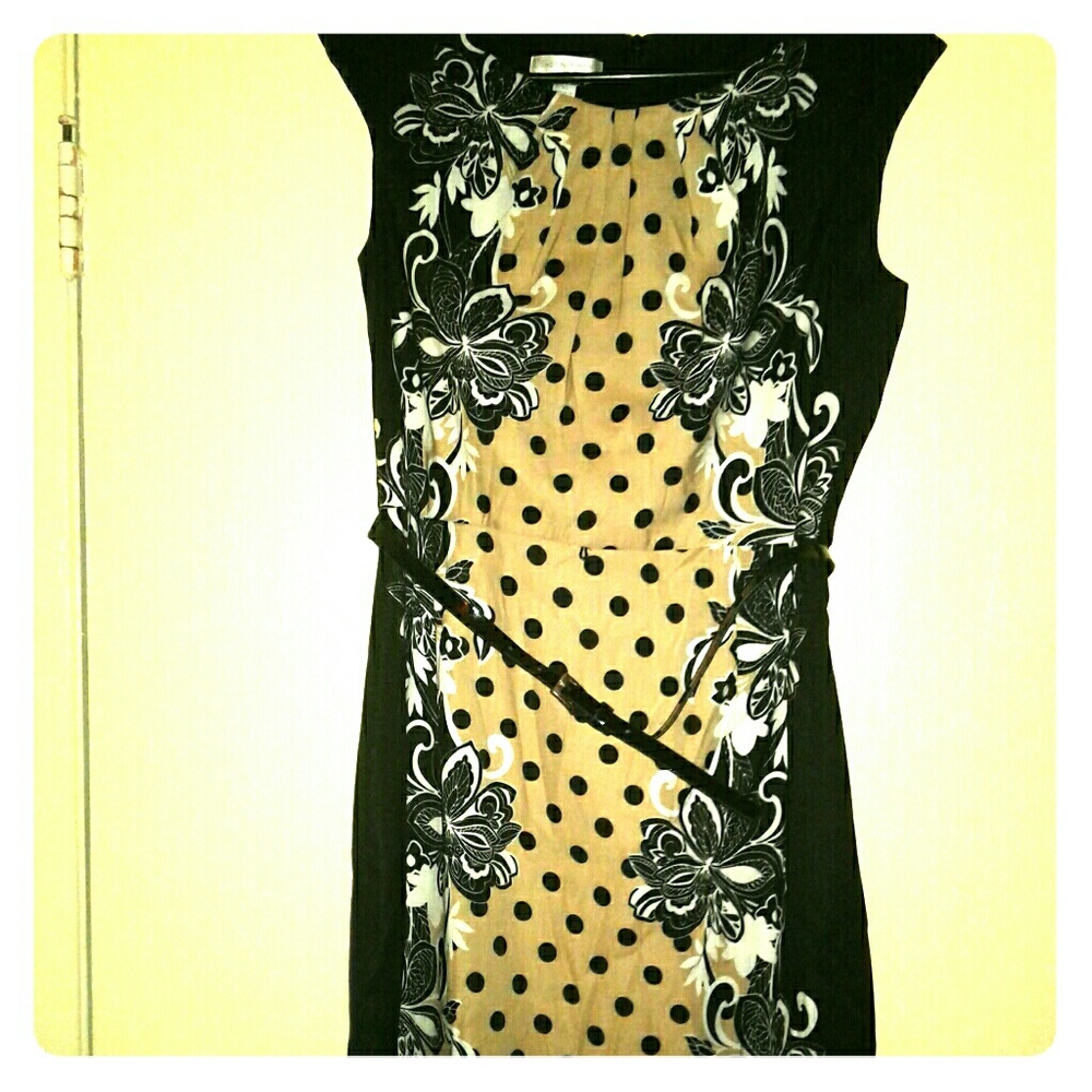 Podka Dot Floral Dress