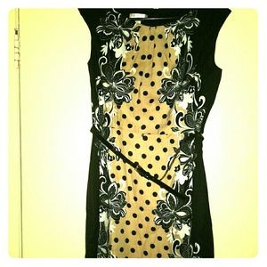 Podka Dot Floral Dress