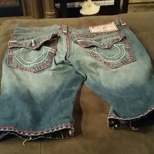 True religion Jean shorts