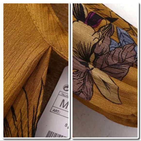 Boho  Chic Floral Print Tunic/Mini Dress - Picture 4 of 8