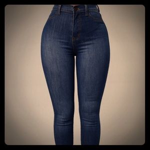 Fashion Nova high waisted jeans