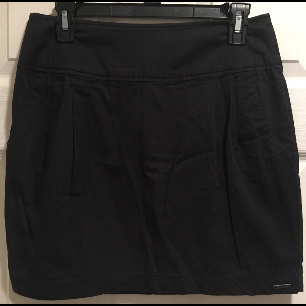 Black Roxy High Waisted Skirt - Picture 2 of 5