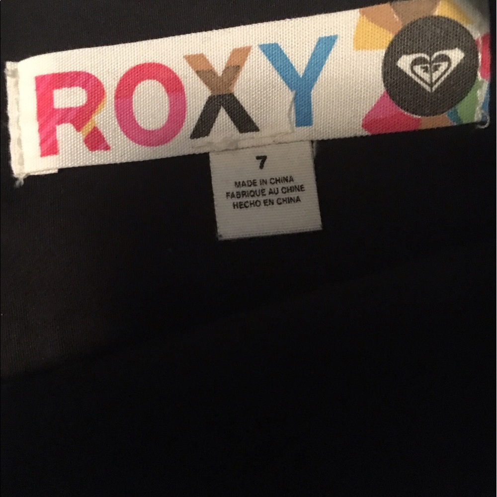 Black Roxy High Waisted Skirt - Picture 5 of 5