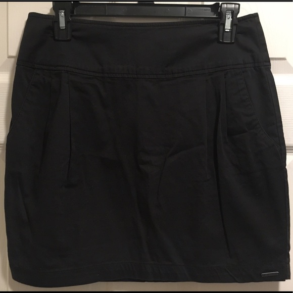 Black Roxy High Waisted Skirt - Picture 2 of 5