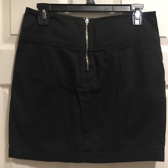 Black Roxy High Waisted Skirt - Picture 3 of 5