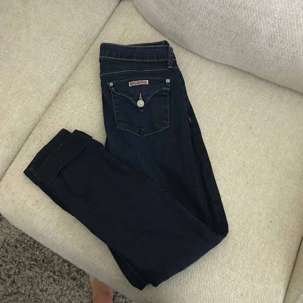 Dark denim Hudson jeans