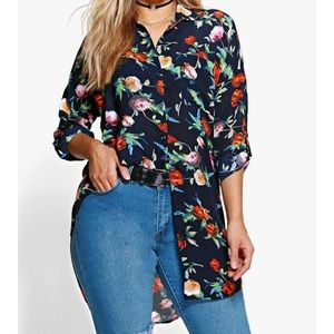 Oversized Floral Shirt