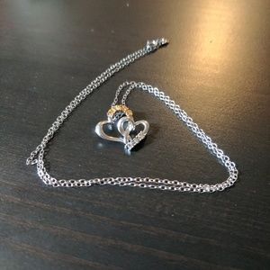 Two hearts necklace from Zales