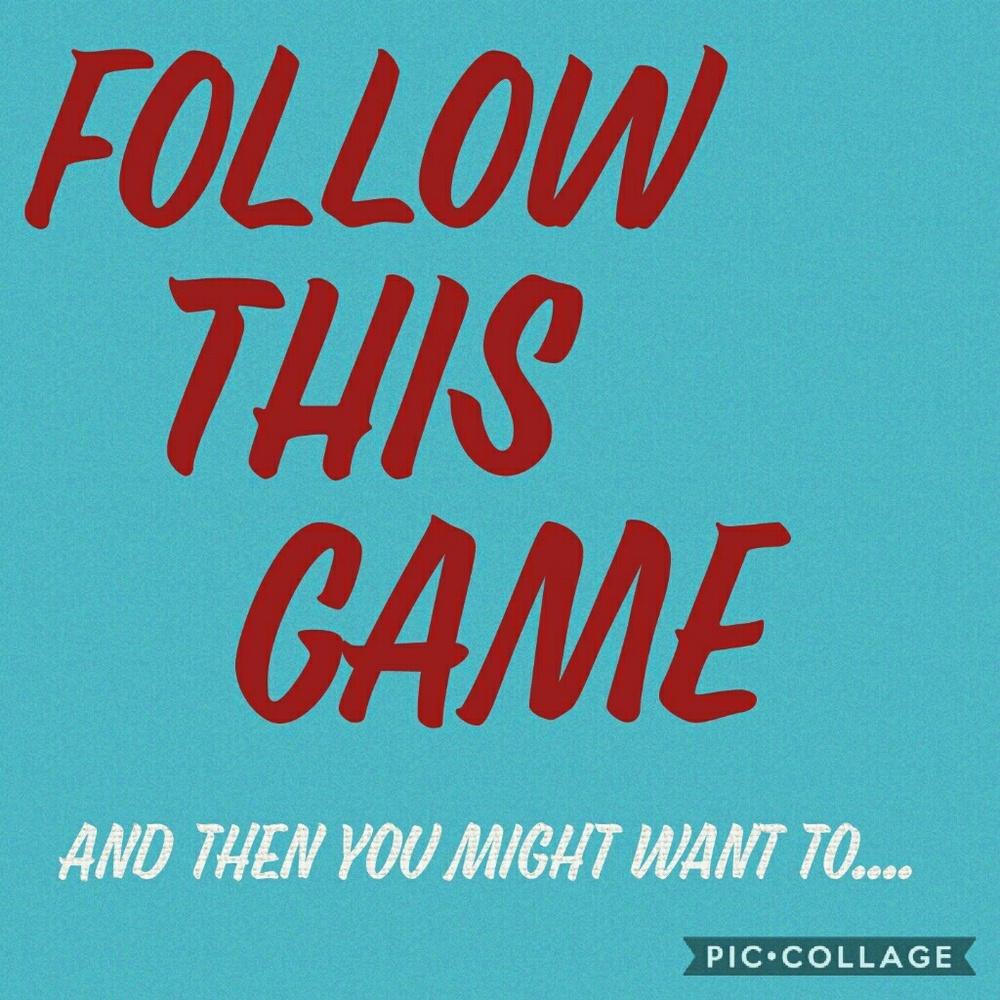 FOLLOW GAME #2!  LIKE,  FOLLOW & SHARE!