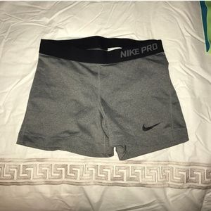 Grey Nike Pro Spandex