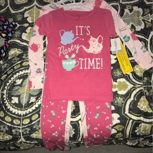 Carter's 4 piece pajama set NWT
