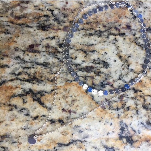 2 layer coin necklace choker - Picture 3 of 8