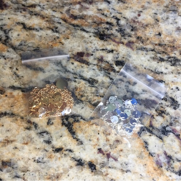 2 layer coin necklace choker - Picture 7 of 8