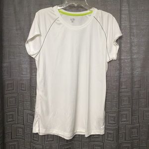 Champion White Workout Tee