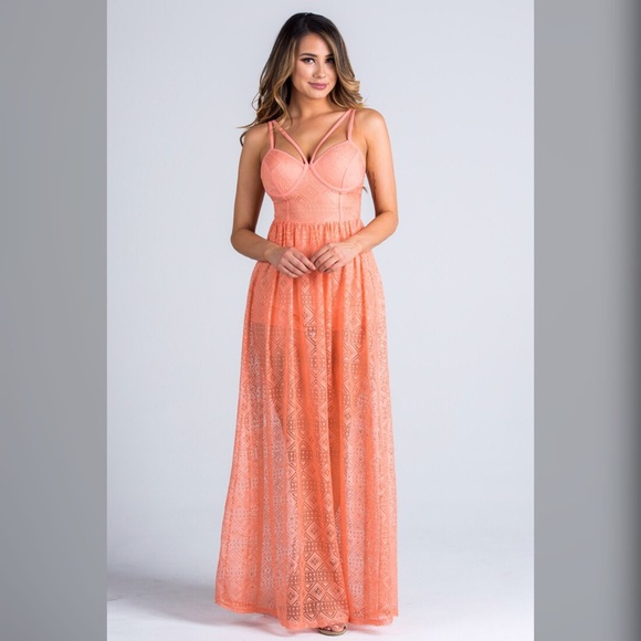 Ms GA Peach Playsuit - Picture 3 of 8