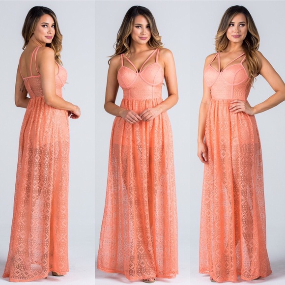 Ms GA Peach Playsuit - Picture 4 of 8