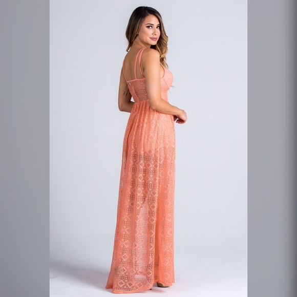 Ms GA Peach Playsuit - Picture 6 of 8