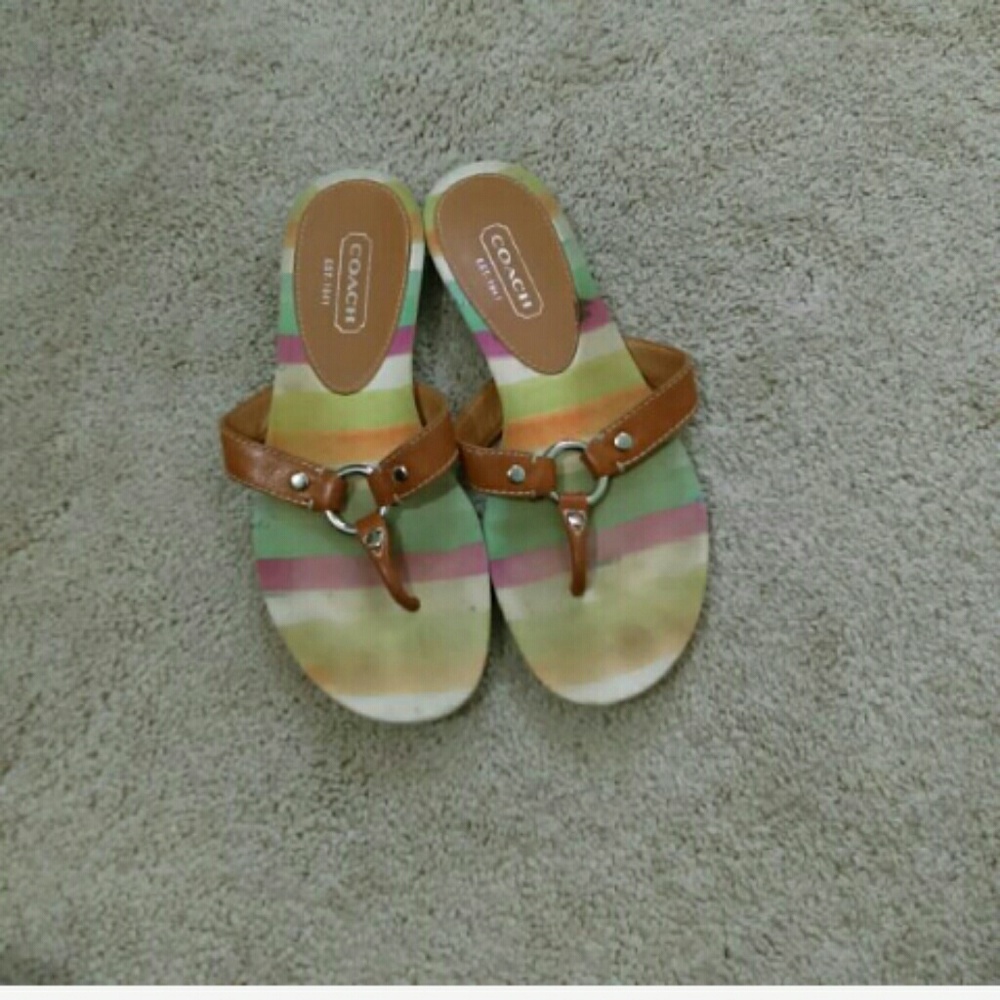 Coach sandals