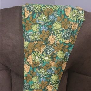 TC green flower leggings
