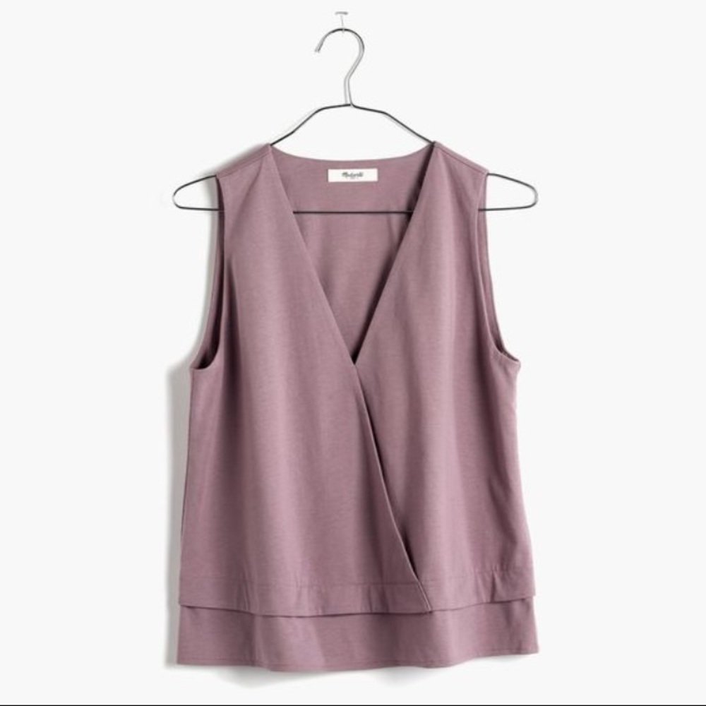Madewell across v-neck top