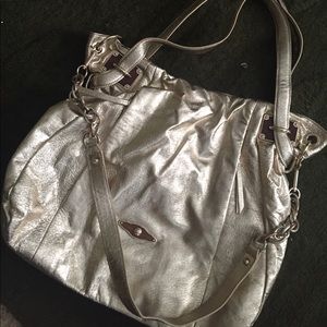 Elliot Lucca gold shoulder bag