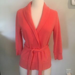 J Crew terry sweatshirt cardigan