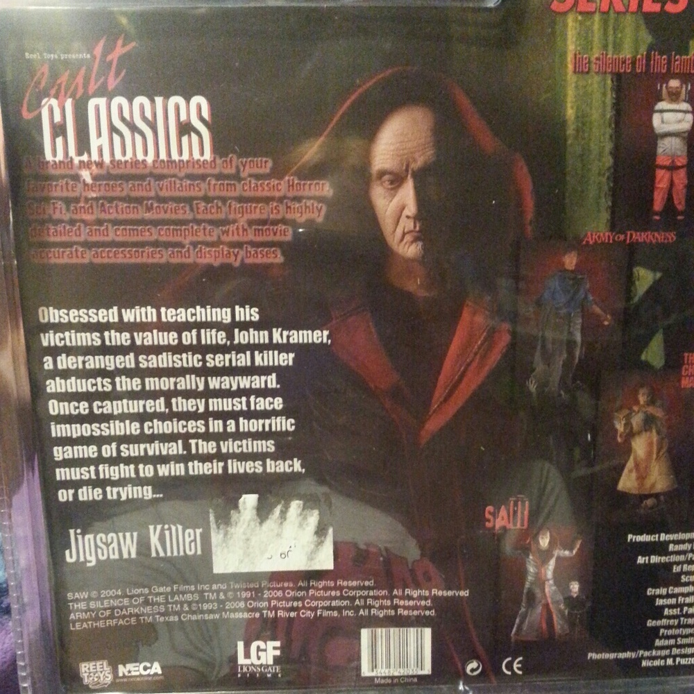 Jigsaw killer collectable figure