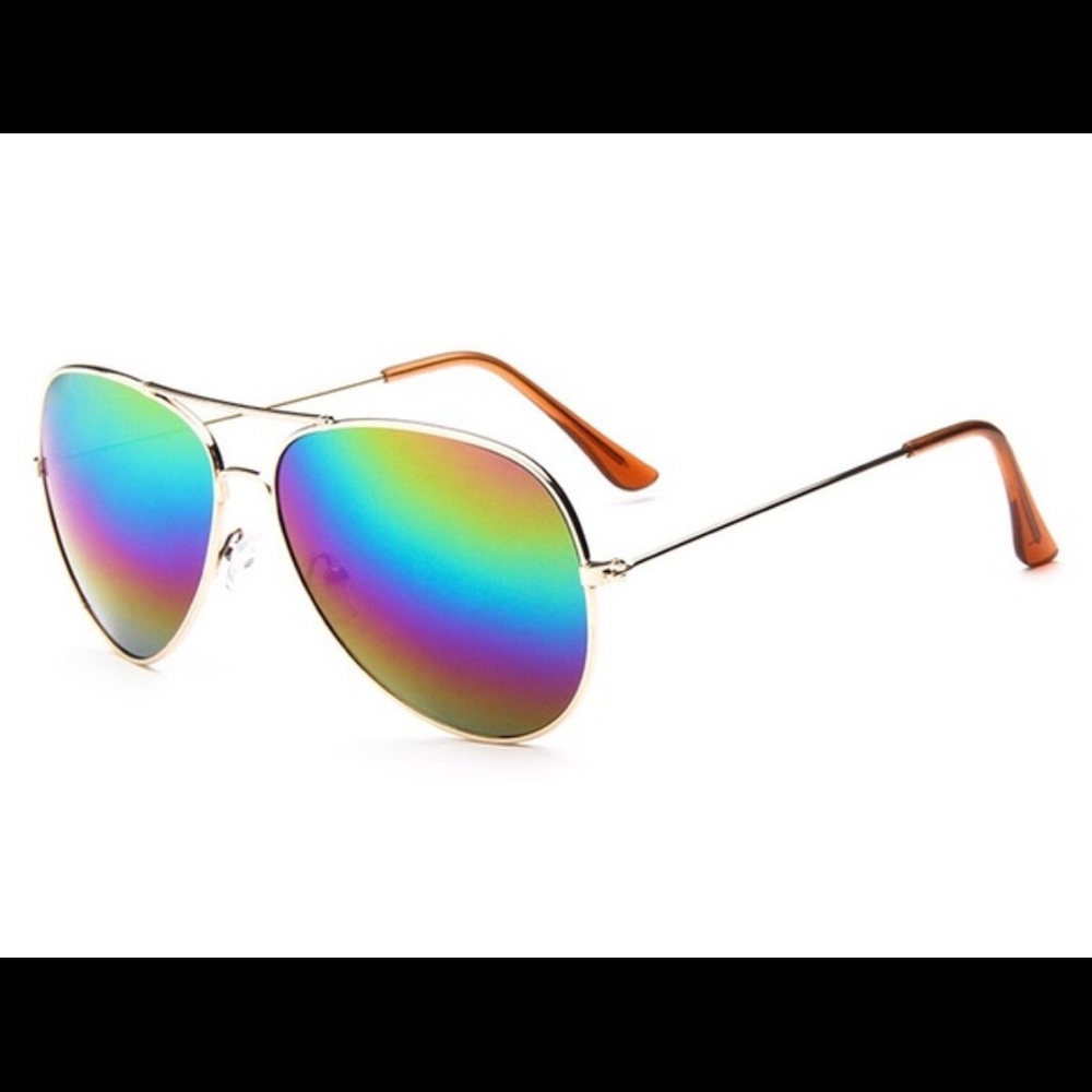 😎Gold Multicolor Polarized Shades😎