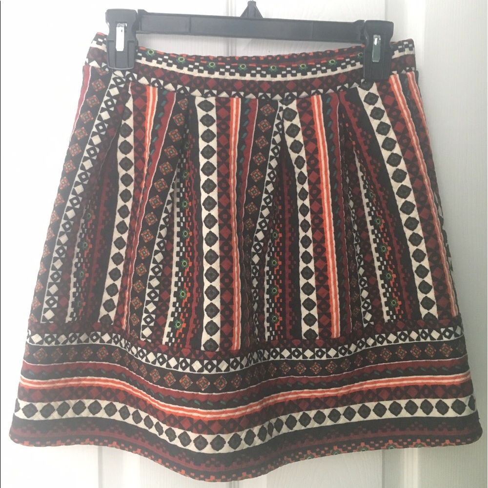Aztec pattern skirt