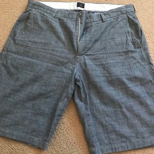 J. Crew men's linen shorts.