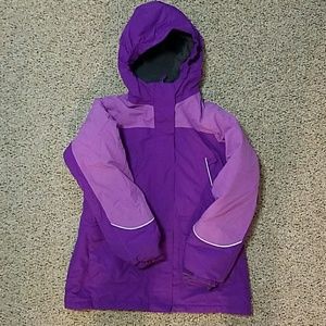 Purple winter coat