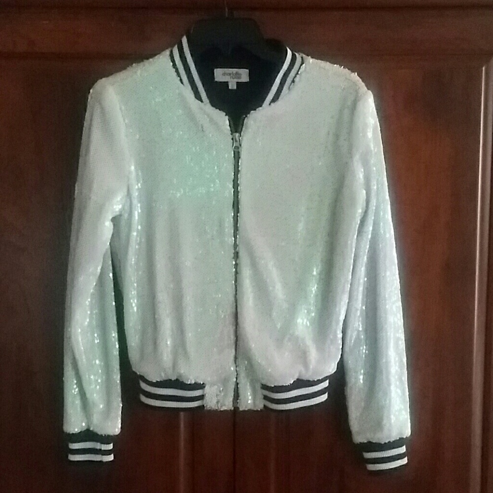 Sequin bomber only worn once