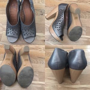 Lucky Brand Wood Platform Heels Size 6