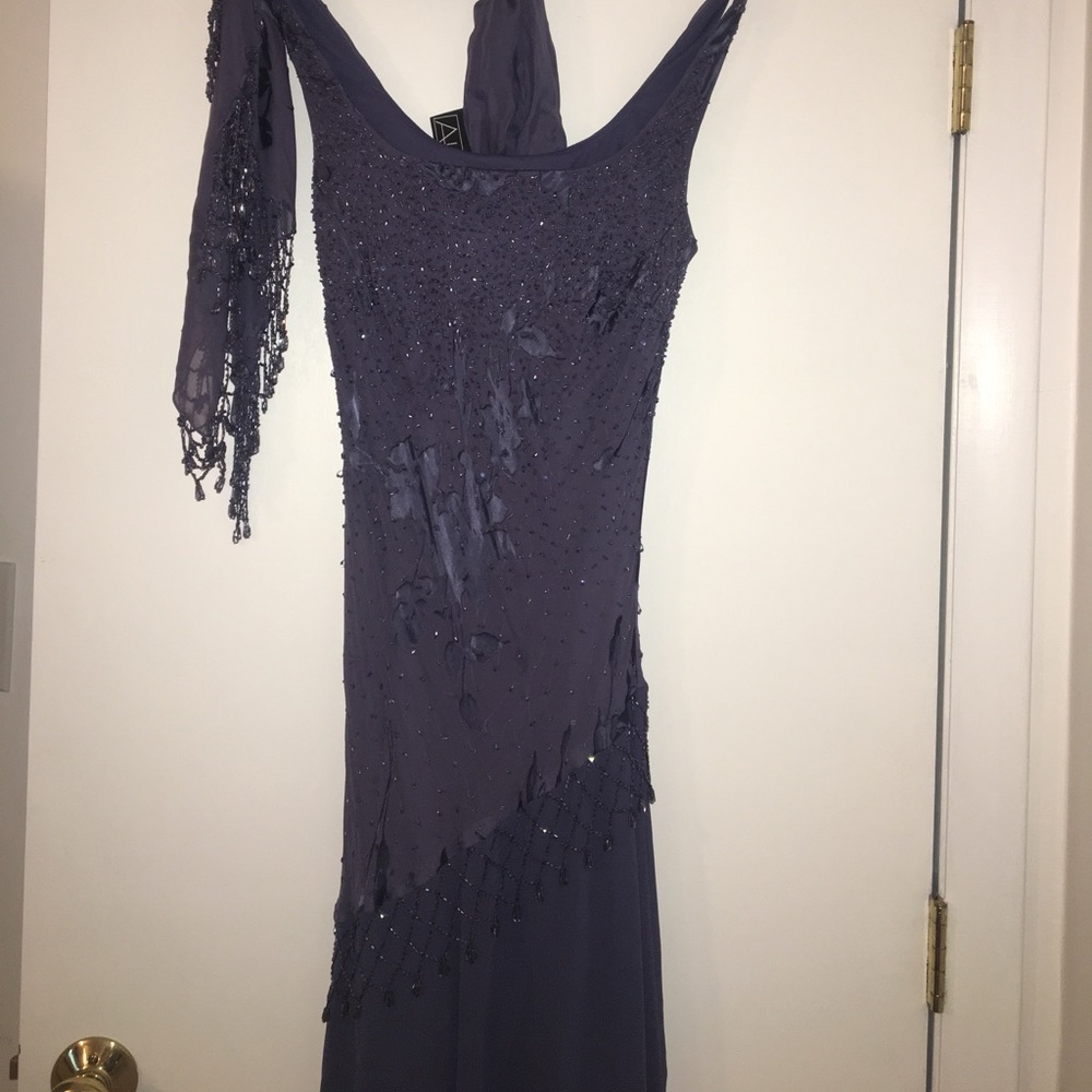 Evening dress with matching shawl