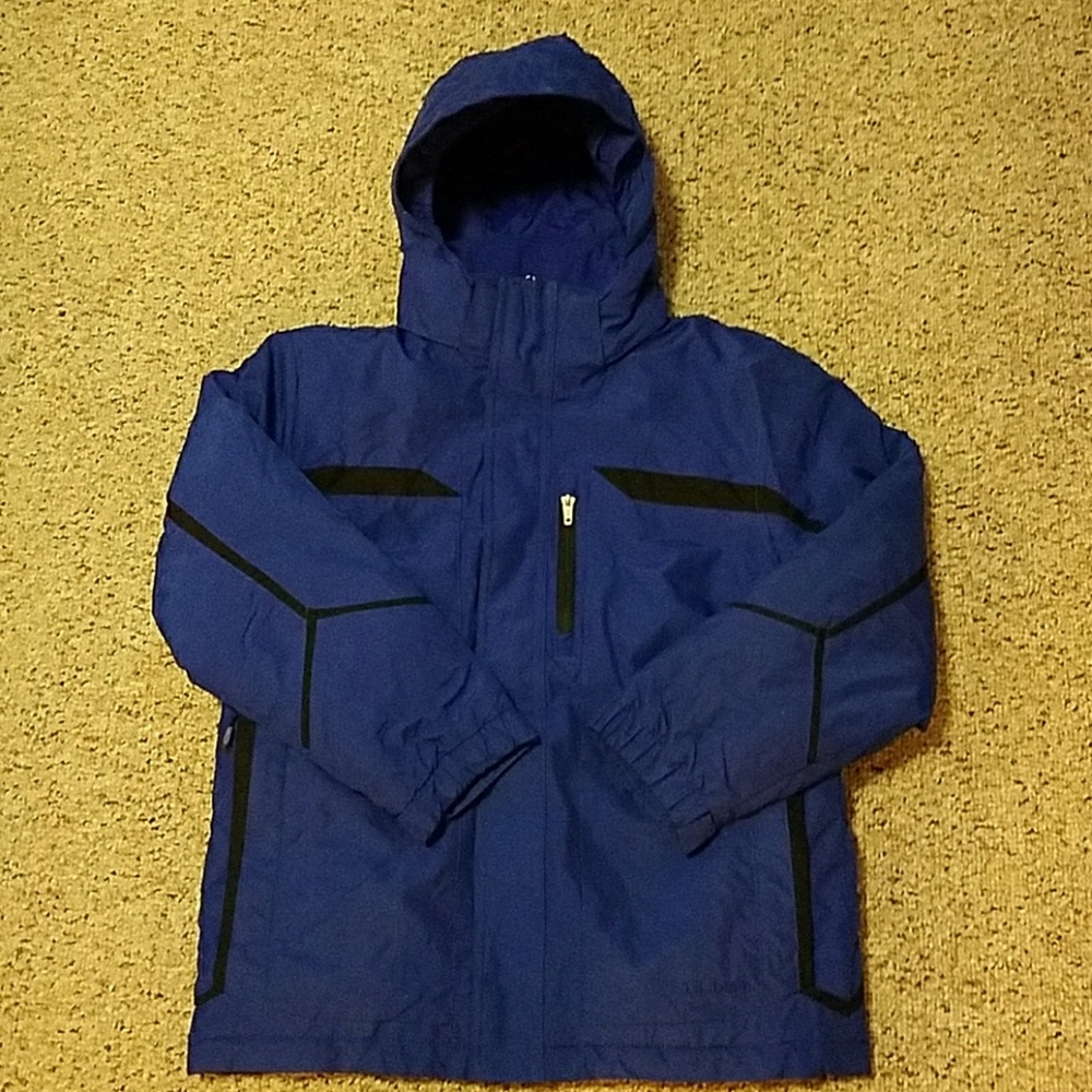 Blue LLBean winter coat