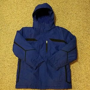 Blue LLBean winter coat
