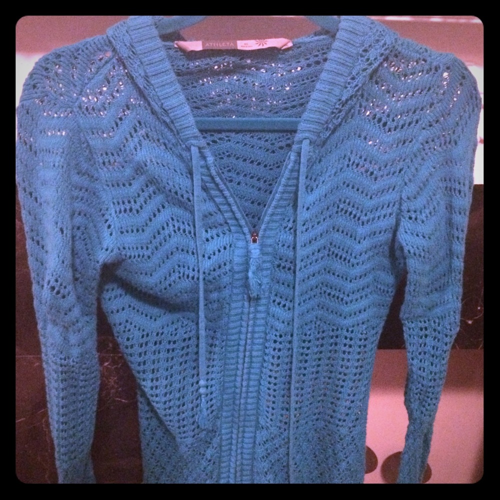 Athleta Knitted Hoodie