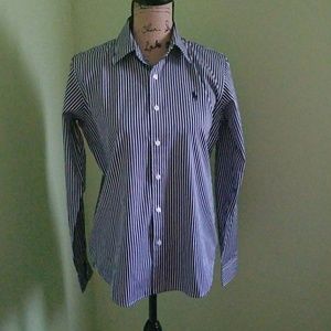 Navy Blue Pin Stripe Ralph Lauren