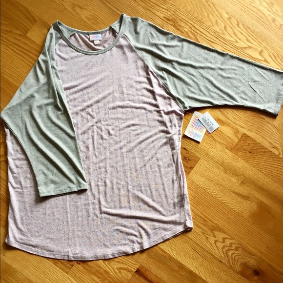 LuLaRoe Tops - NWT Lularoe lilac and gray Randy 3XL