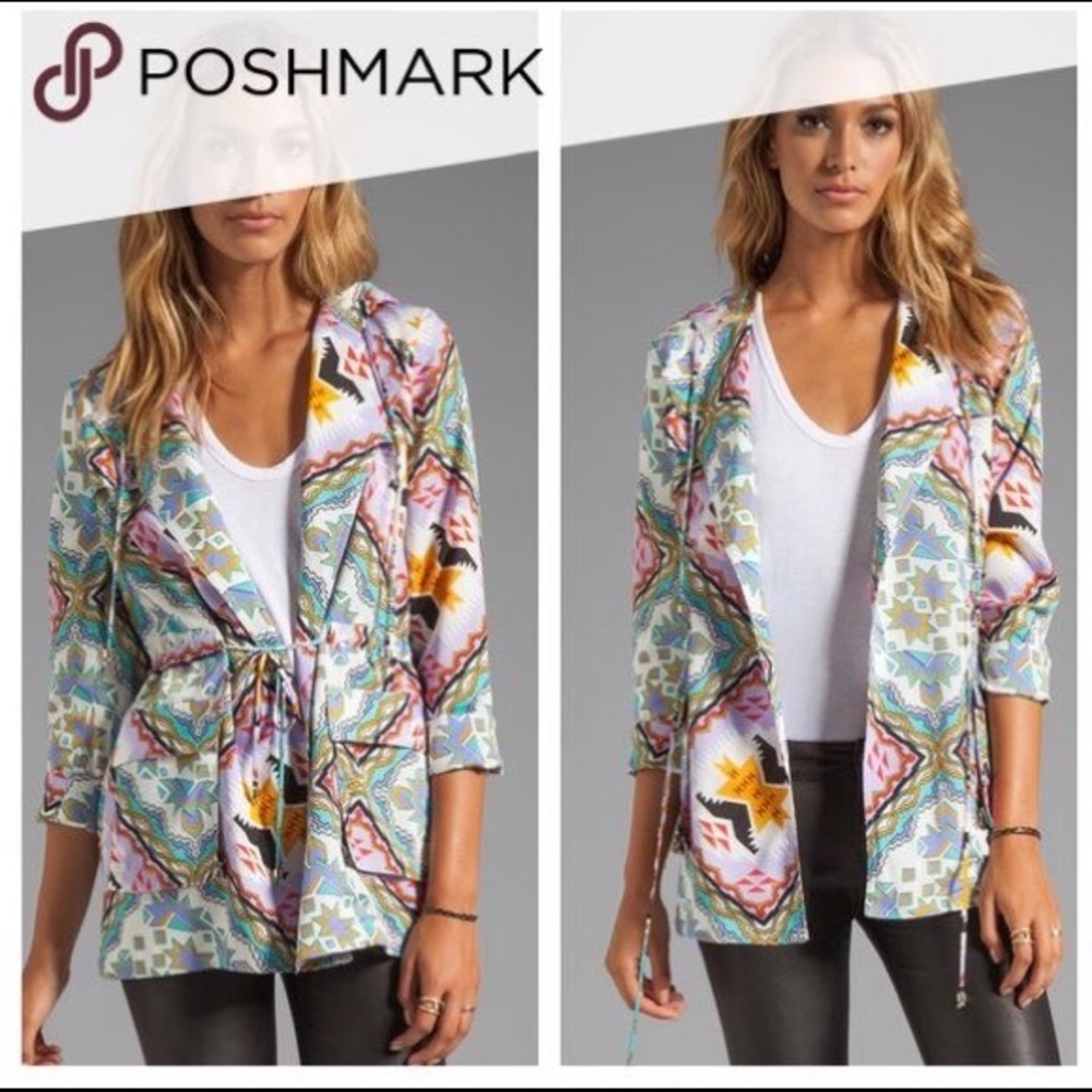 NAVEN hooded multi-color cargo jacket, Small