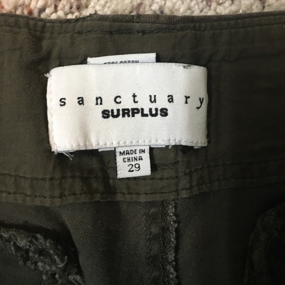 Sanctuary surplus cargo pants.
