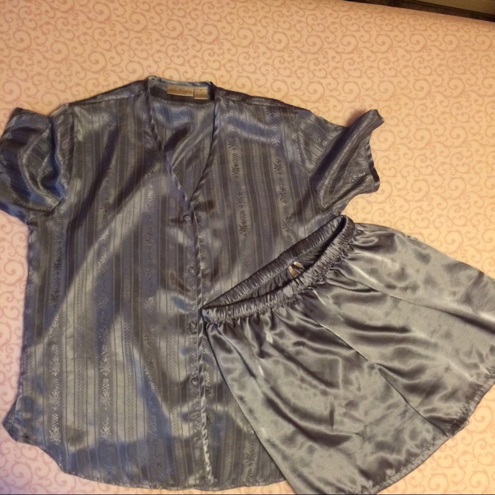 Kim Rogers silky pajamas