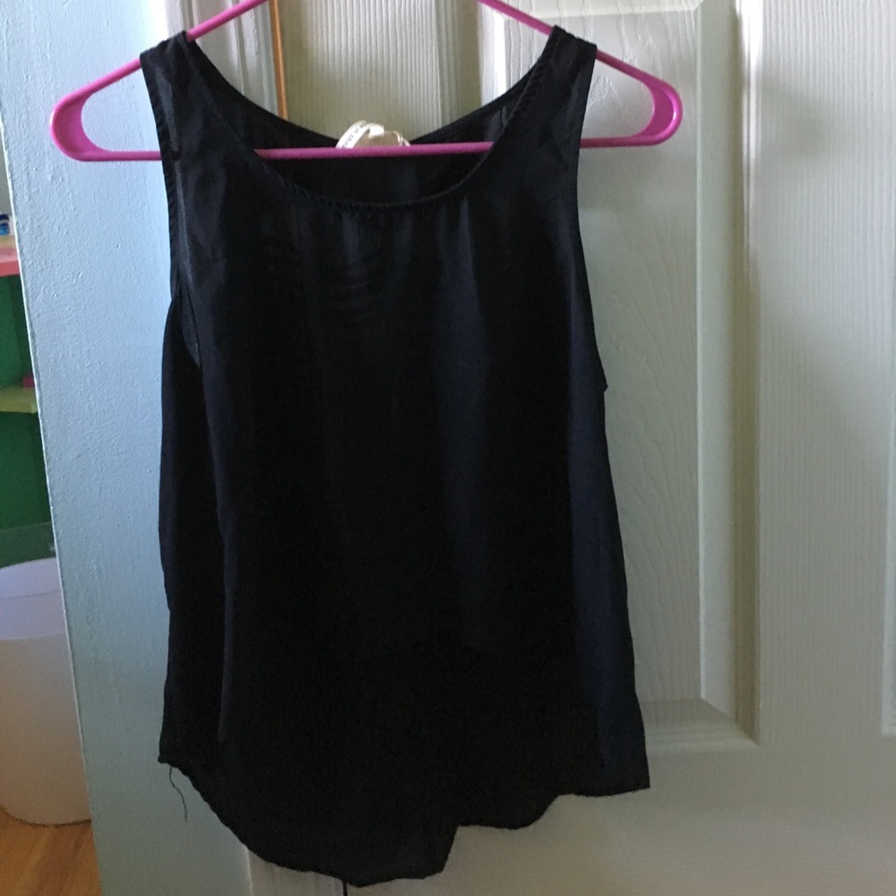 Black tank top from Pacsun