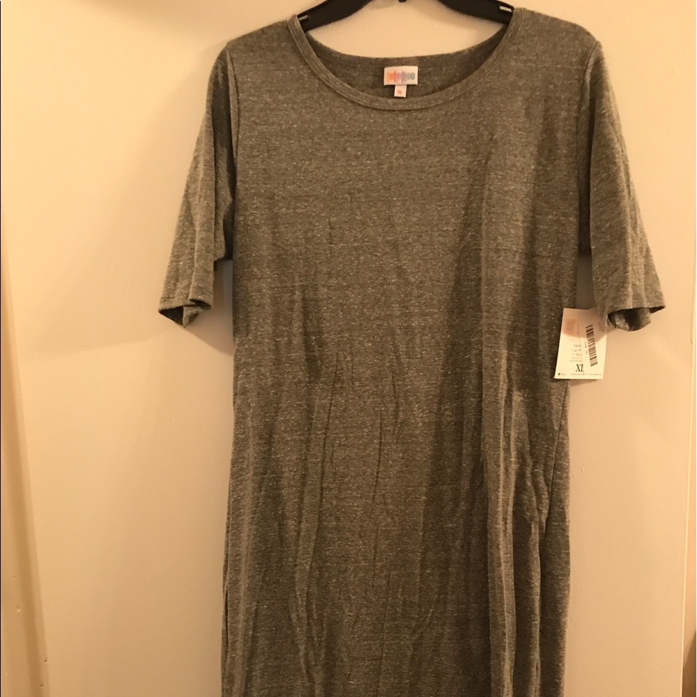BNWT Lularoe Julia dress XL gray
