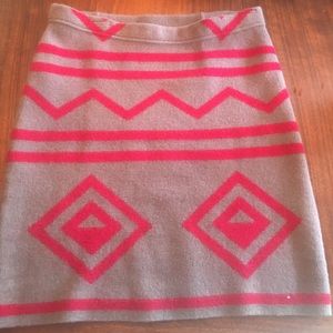 Toad&Co boiled merino wool skirt